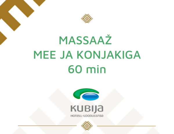 Massaaž mee ja konjakiga 60 min